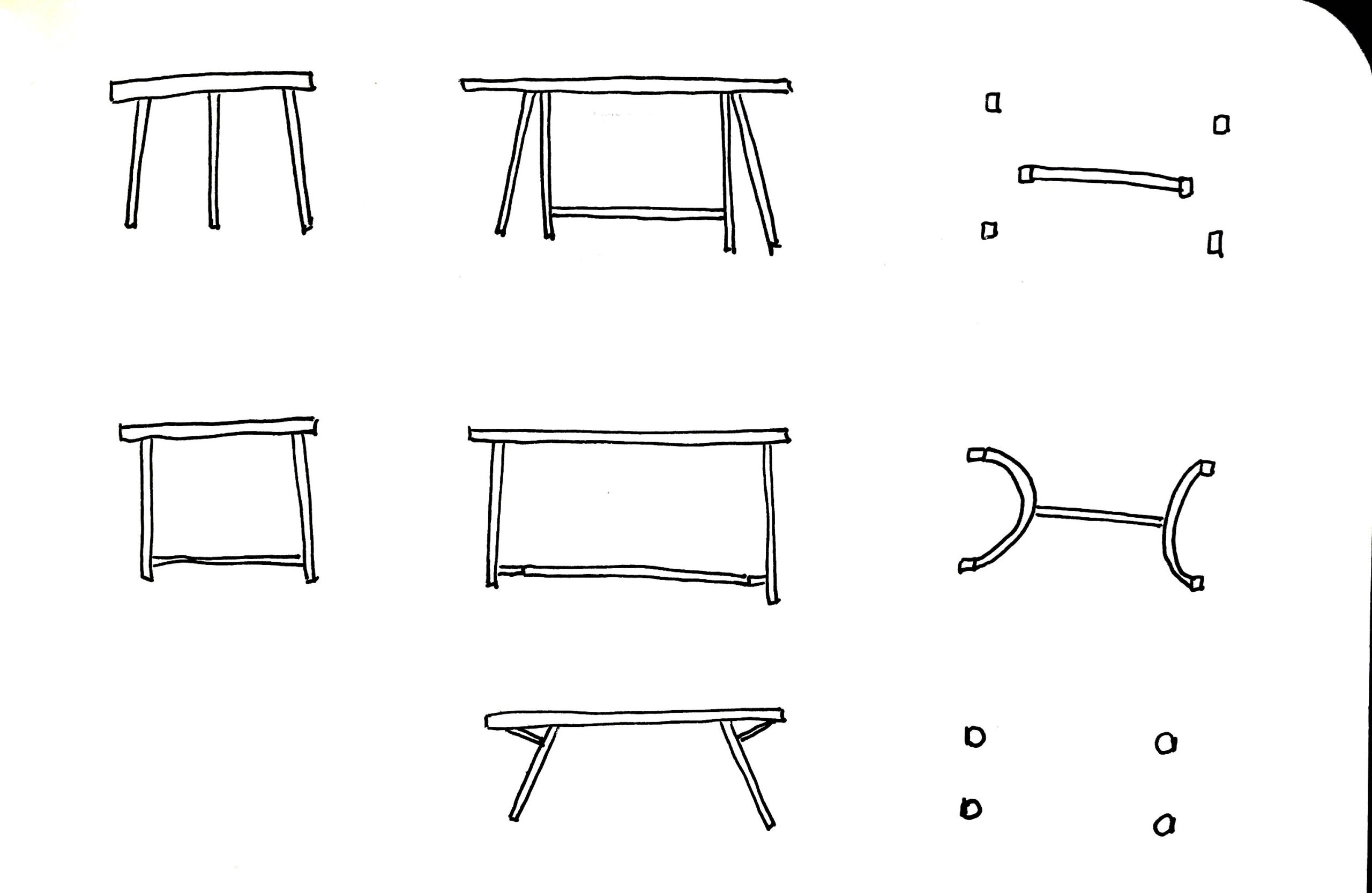 Sketch Curvature dining table