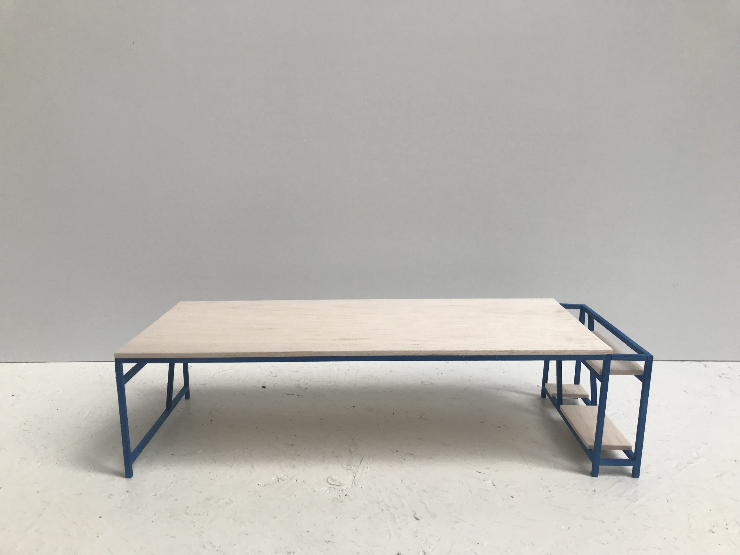 Tangents meeting table scale model